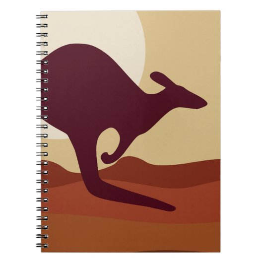 Outback Kangaroo Notizblock (Vorderseite)