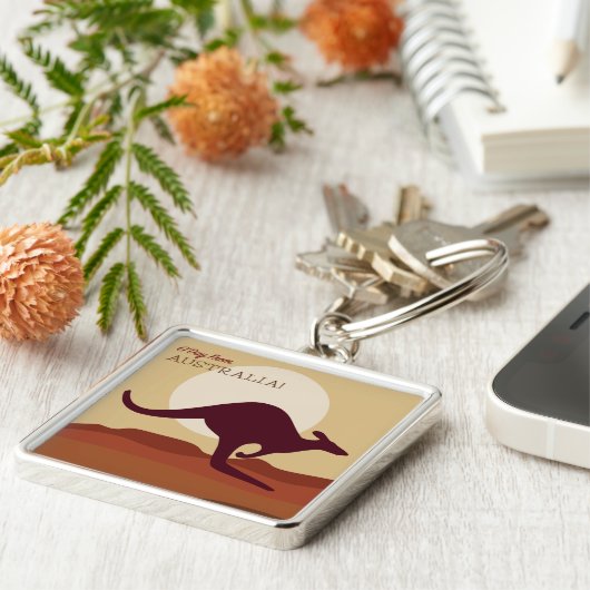 Outback Kangaroo Schlüsselanhänger (Seite)