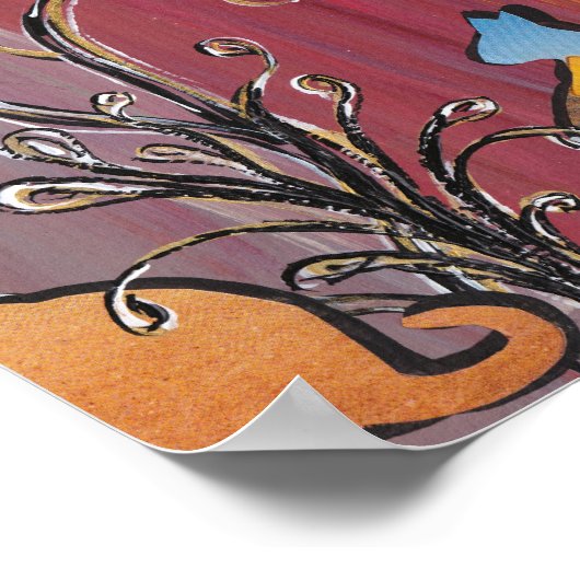 Outback Kangaroos Print Poster (Ecke)