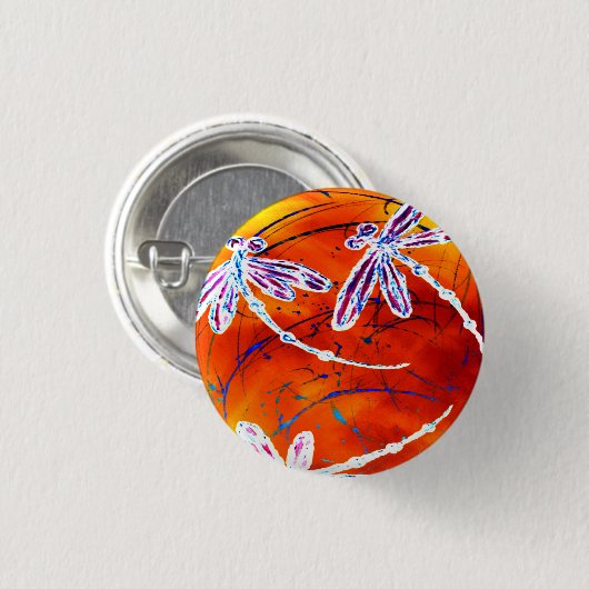 Outback Libellen-Tanz Button (Vorne & Hinten)