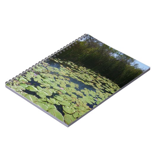 Outback Lily Pads Spiral Notebook Notizblock (Linke Seite)