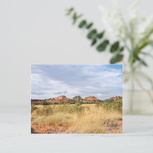 Outback Queensland Postkarte (Stehend Vorderseite)