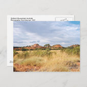 Outback Queensland Postkarte (Vorne/Hinten)