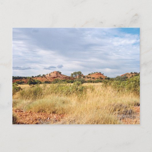 Outback Queensland Postkarte (Vorderseite)