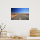Outback Road, Australien - Poster, Landschaft Poster (Küche)