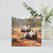 Outback Trio: Wombat Wanderers (Stehend Vorderseite)