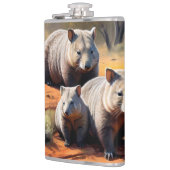 Outback Trio: Wombat Wanderers Flachmann (Links)