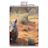 Outback Trio: Wombat Wanderers Flachmann (Rückseite)