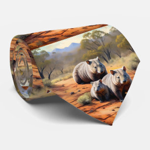 Outback Trio: Wombat Wanderers Krawatte