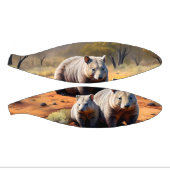 Outback Trio: Wombat Wanderers Mini Basketball (Panele)