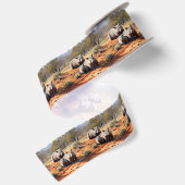 Outback Trio: Wombat Wanderers Satinband (Rückseite)