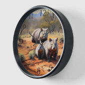 Outback Trio: Wombat Wanderers Uhr (Winkel)