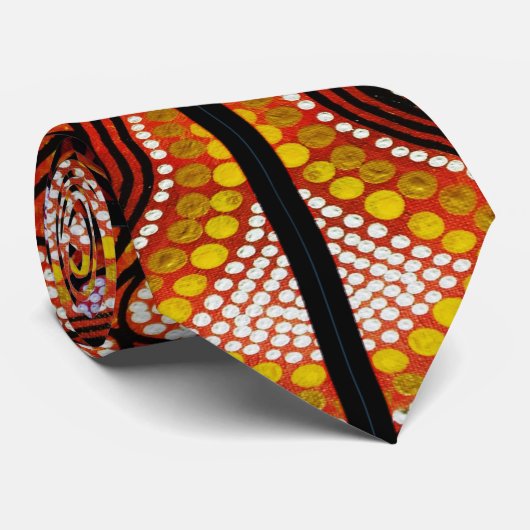 Outback über die Krawatte der Aborigine (Gerollt)