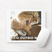 outbid Katze Mousepad (Mit Mouse)