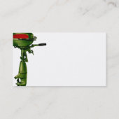 Outboard Motor Repair Service Engine Business Card Visitenkarte (Rückseite)