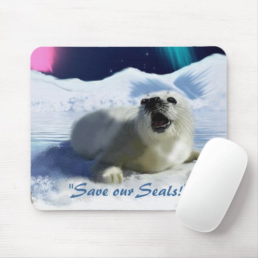 "OUTCRY" Harp Siegel Anti Siegel-Hunt Maus Pad Mousepad (Mit Mouse)