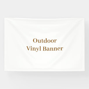 Outdoor 1,2 m x 1,8 m Vinylbanner Banner
