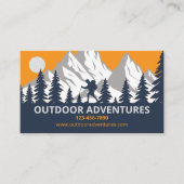 Outdoor-Abenteuer Visitenkarte (Vorderseite)