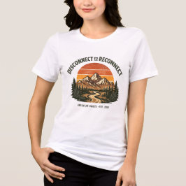 Outdoor-Abenteuer-Wander-T-Shirt Sommerurlaub-Shir Tri-Blend Shirt