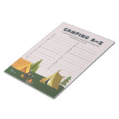 Outdoor Adventure Camping A-Z Explorer Spiel Notizblock (angewinkelt)