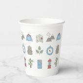 Outdoor Adventure Camping Wanderkid's Pappbecher (Rückseite)