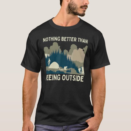 Outdoor Adventure Camping Wandern T-Shirt (Vorderseite)