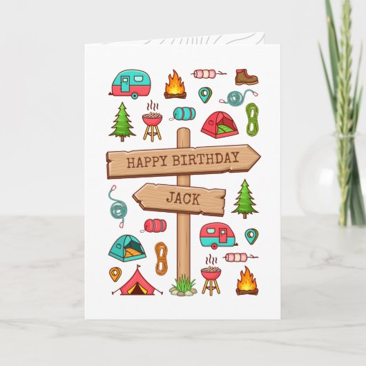 Outdoor Adventure Card Karte (Vorderseite)