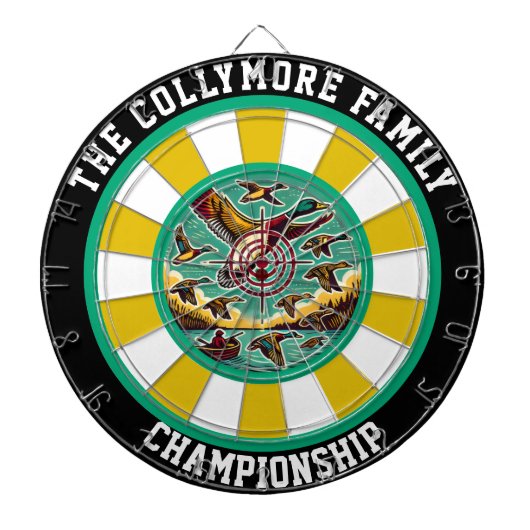 Outdoor Adventure Ducks Artwork Dartscheibe (vorne)