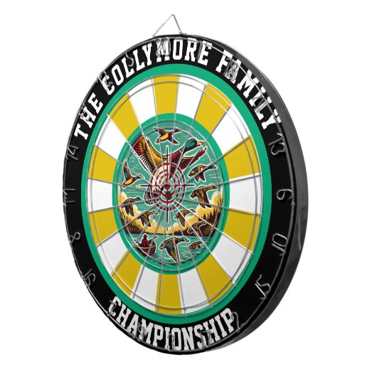 Outdoor Adventure Ducks Artwork Dartscheibe (Vorderseite rechts)