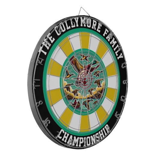 Outdoor Adventure Ducks Artwork Dartscheibe (Vorderseite Links)