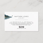 Outdoor Adventure Logo-Visitenkarte Visitenkarte (Rückseite)