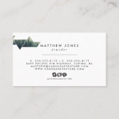 Outdoor Adventure Logo-Visitenkarte Visitenkarte (Rückseite)