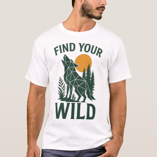 Outdoor Adventure Nature Design T-Shirt (Vorderseite)