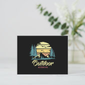 Outdoor Adventure Postkarte (Stehend Vorderseite)