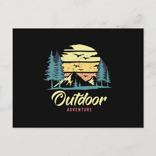 Outdoor Adventure Postkarte (Vorderseite)