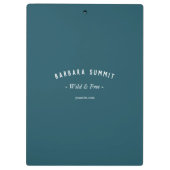 Outdoor Adventure Reiseführer Bergpin Klemmbrett (Rückseite)