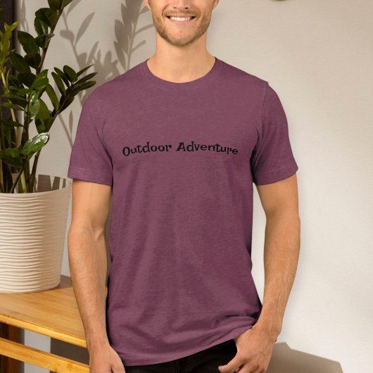 Outdoor adventure shirt / Camping tee /Backpacking