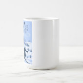 Outdoor Adventure Snowboarden Winter Kaffeetasse (Mittel)