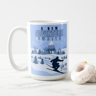 Outdoor Adventure Snowboarden Winter Kaffeetasse