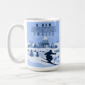 Outdoor Adventure Snowboarden Winter Kaffeetasse (Links)