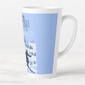 Outdoor Adventure Snowboarden Winter Milchtasse (Rechts)