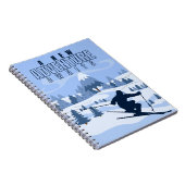 Outdoor Adventure Snowboarden Winter Notizblock (Rechte Seite)