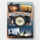 Outdoor Adventure Travel Erinnerungen Foto Plaque Fotoplatte (Vorderseite)