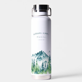 Outdoor Adventure Travel Pine Forest Trinkflasche