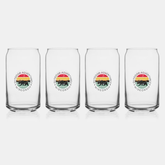 Outdoor Adventures Wisconsin Dosenglas (Hinten)