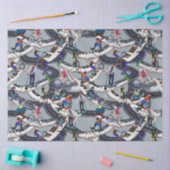 Outdoor-Aktivitäten auf Skateboards Seidenpapier (Basteln)