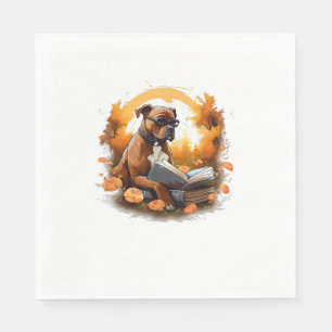 Outdoor American Staffordshire Terrier Dog Readin Serviette
