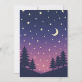 Outdoor Backyard Movie Night Birthday Einladung (Rückseite)