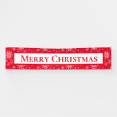 Outdoor Banner frohe Weihnachten (Horizontal)