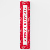 Outdoor Banner frohe Weihnachten (Vertikal)